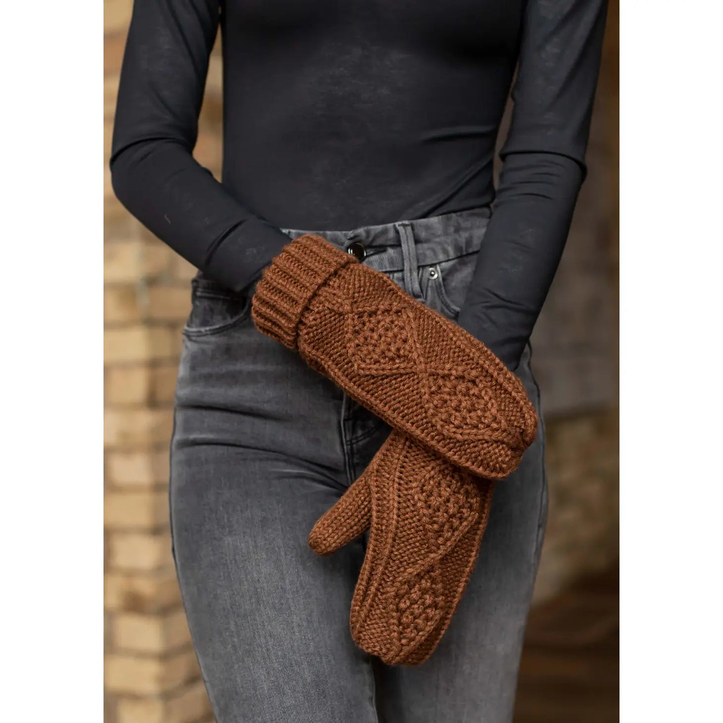 Panache Apparel, Cable Knit Mittens